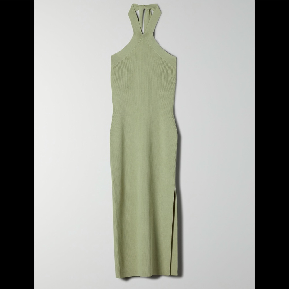 Aritzia Cayenne Dress | Sage Green
